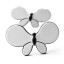 Moliabal Milano Clip on pin
